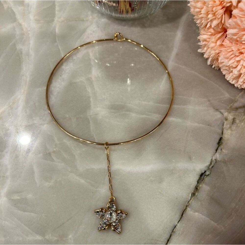 ZARA RHINESTONE STAR CHOKER New no tags - Picture 3 of 6